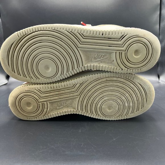 Nike Air Force 1 Low Script Swoosh Sneakers Men's Size 11.5 - Picture 12 of 13